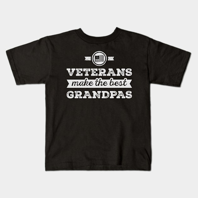 Veteran Grandpa Kids T-Shirt by veerkun